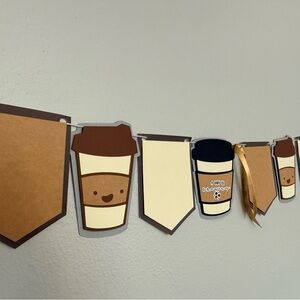 “Baby Is Brewing” Coffee Themed Banner